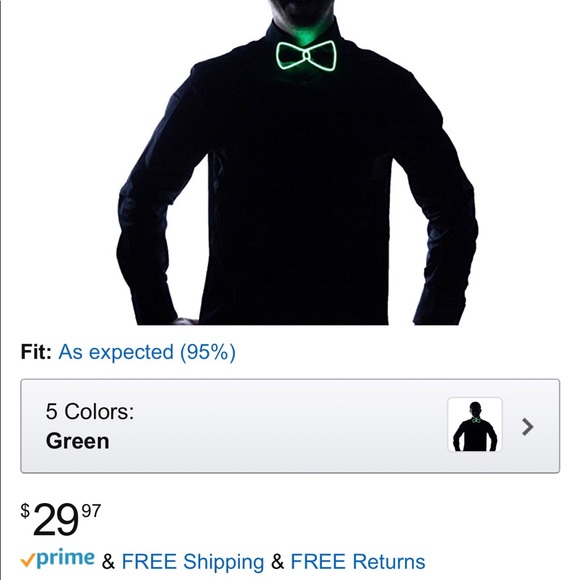 LED bow tie - Picture 2 of 8